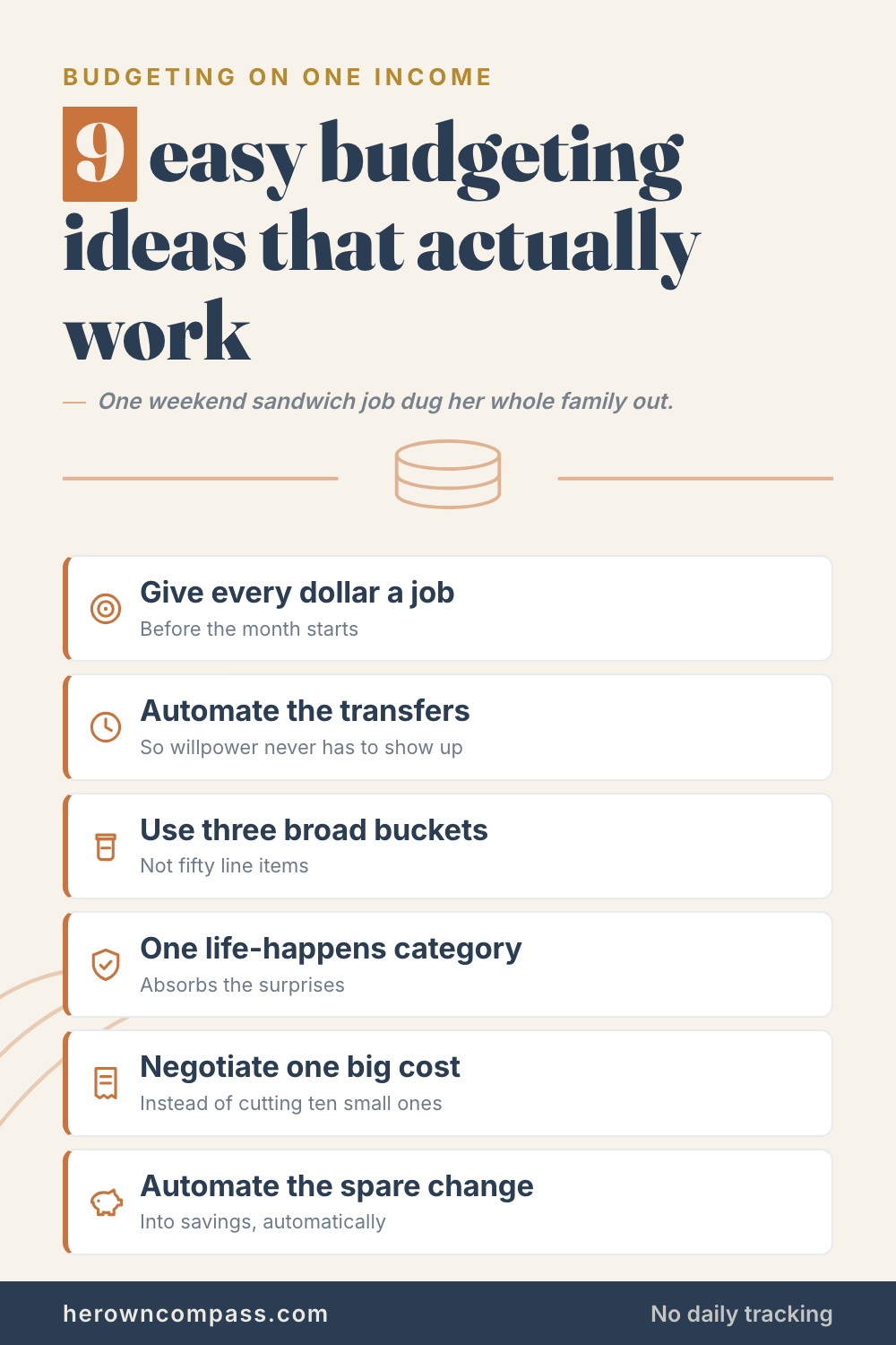 easy budgeting ideas — save this pin for later