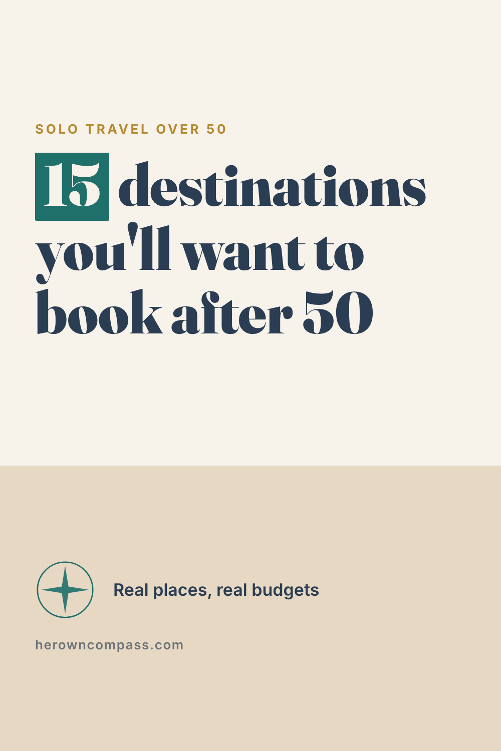 solo travel destinations over 50 — save this pin for later