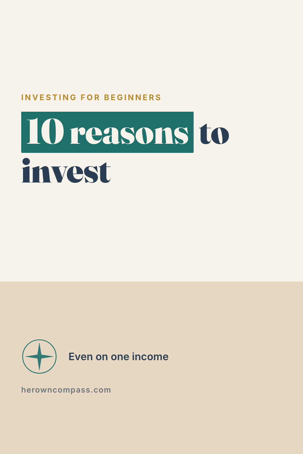 why women should invest — save this pin for later