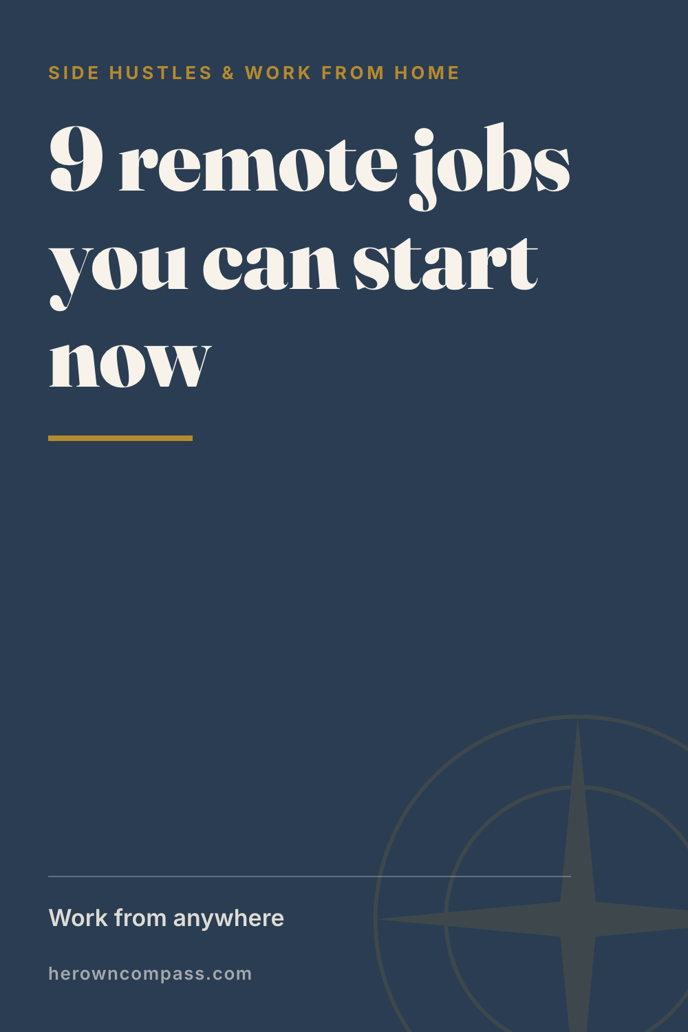 remote jobs you can do from anywhere — save this pin for later